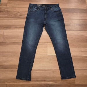 Men's Urban Star Blue Stretch Slim Fit Jeans Waist 38×32
